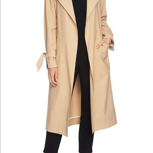 Belted trench coat
